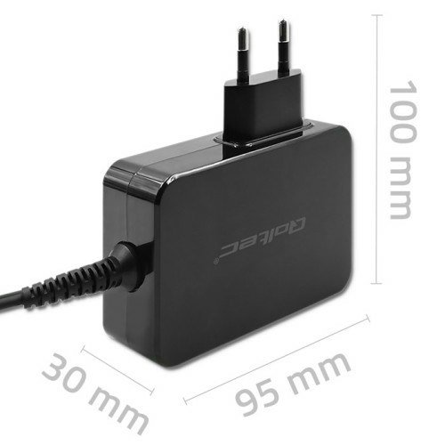Qoltec 52388 oplader til mobil enhed Laptop, Brbar spillekonsol, Strmbank, Smartphone, SmartWatch, Tablet Sort Hurtig opladning Indendrs #3
