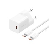 Baseus P10110902213-01 USB-C GaN5 mini 30W netoplader Hvid #1