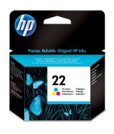 HP Original 22-blkpatron, trefarvet #3