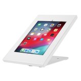Maclean tablet-reklamestativ, vgmonteret skrivebordsstativ med lseanordning #1