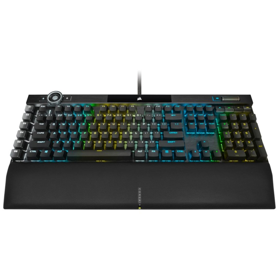 Corsair K100 RGB Optical-Mechanical Gaming tastatur Spil USB QWERTZ Tysk Sort #23