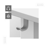 Elektrisk skrivebord MA-Leader 7.6 Hvid #9