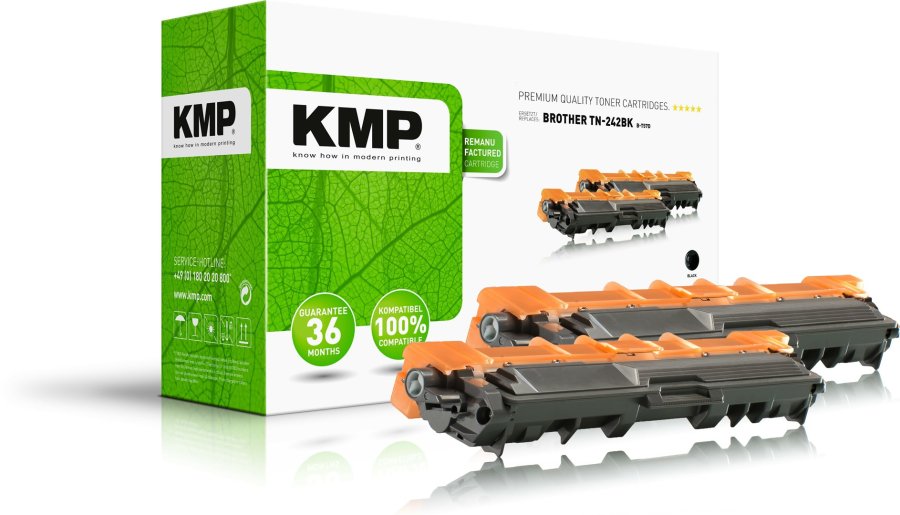 KMP B-T57D tonerpatron 2 stk Sort #1