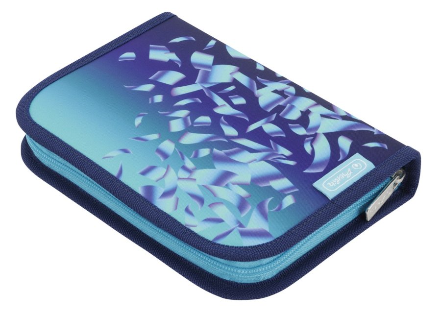 Herlitz SoftLight Plus Greenline Blue Ice skoletaskes�t Pige Polyester Bl�, Marinebl� #13