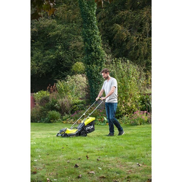 Ryobi OLM1833B plneklipper Skubbe plneklipper Batteri Sort, Grn #5