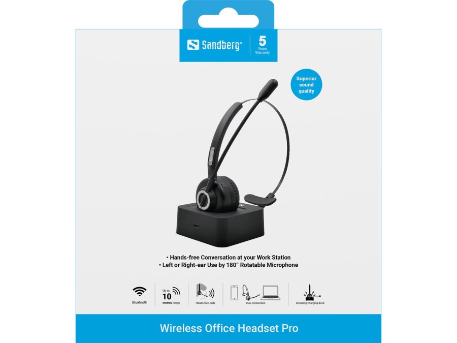 Sandberg Bluetooth Office Headset Pro #3