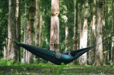 Ticket To The Moon TRAVEL HAMMOCK - Original H�ngende h�ngek�je 2 person(er) Nylon M�rkegr�n, Lys gr� #3