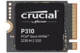 Crucial CT1000P310SSD2 intern solid state drev 1 TB M.2 PCI Express 4.0 NVMe #1