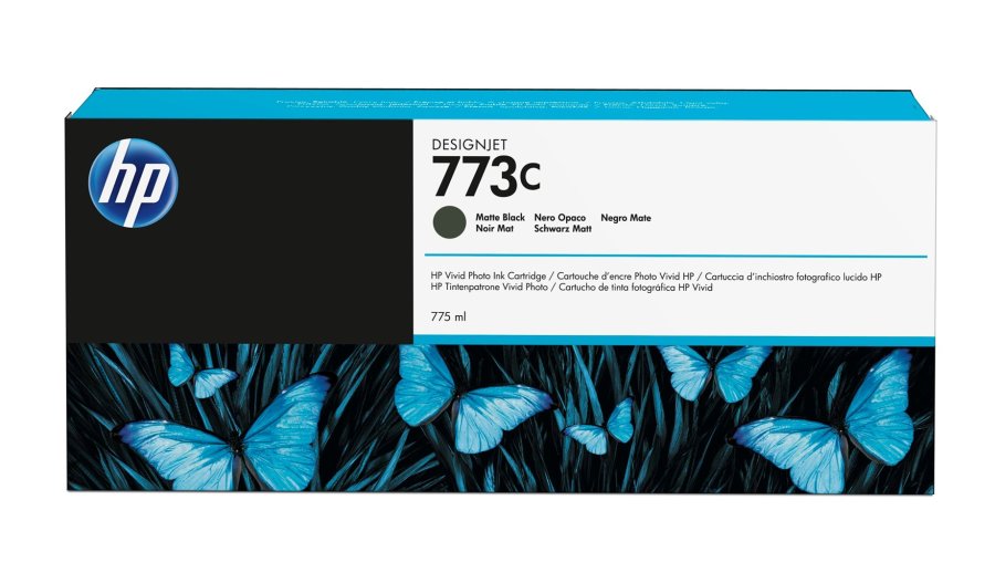 HP 773C DesignJet-blkpatron med 775 ml, mat sort #1