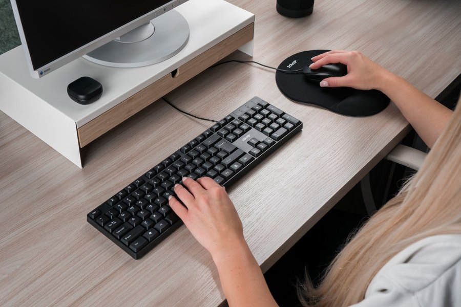 Savio KB-01 tastatur Hjemme/kontor USB QWERTY US engelsk Sort #13