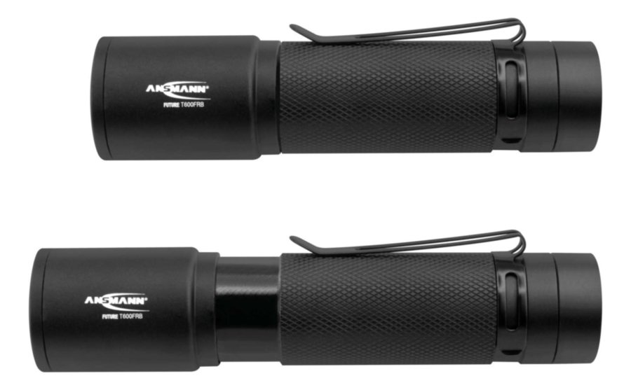 Ansmann T600FRB Sort Hnd lommelygte LED #7