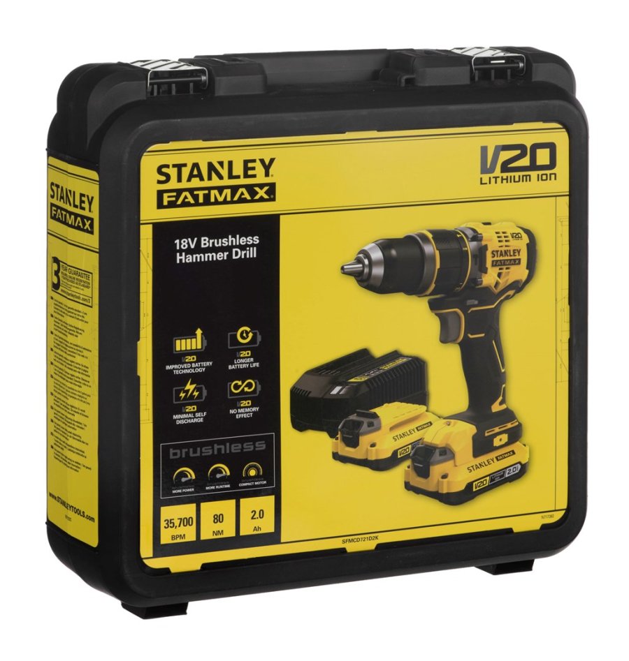 STANLEY SFMCD721D2K Trdls boremaskine 18V #5