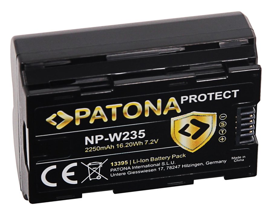 Patona Protect NP-W235 2250mAh / 16.2Wh batteri Fuji XT4, X-T4 #2