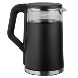 GreenBlue tr�dl�s elkedel, 1,7 l, vandbeholder i glas, letl�seligt display, temperaturvalg, 2200 W, GB670 B #8