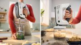Bosch MFQ37490 r�remaskine og mikser H�ndmixer 750 W Gr�, Hvid #7