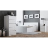 Topeshop K2 BIEL sengelampe & sengebord 2 skuffe(r) Hvid #2