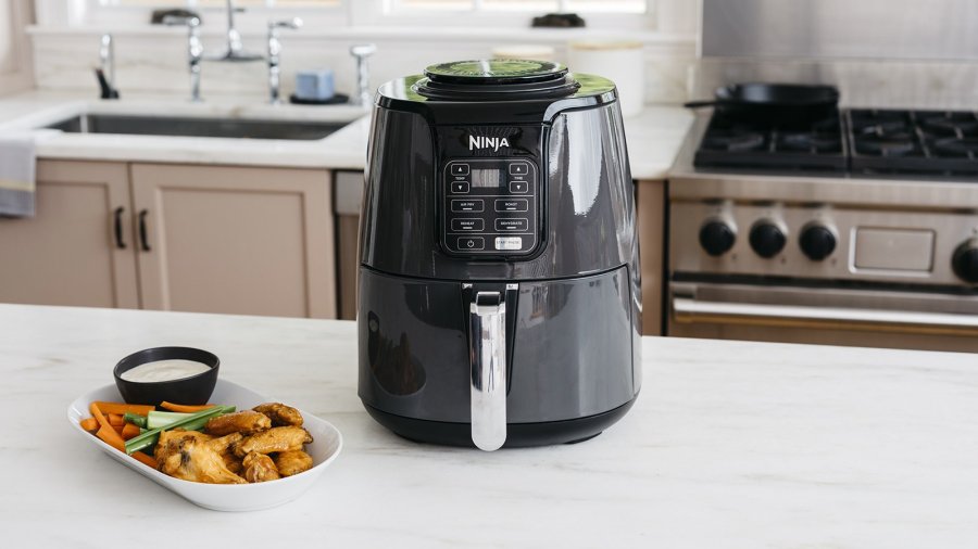 Ninja AF100 Enkelt 3,8 L Enkeltstende 1550 W Varmluftsteger Sort #5