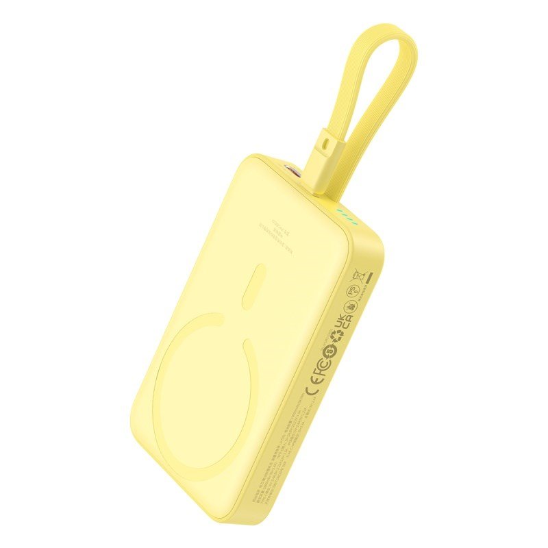 Baseus P10022109Y23-00 Lithium-polymer (LiPo) powerbank 10000 mAh Trdls opladning Gul #4
