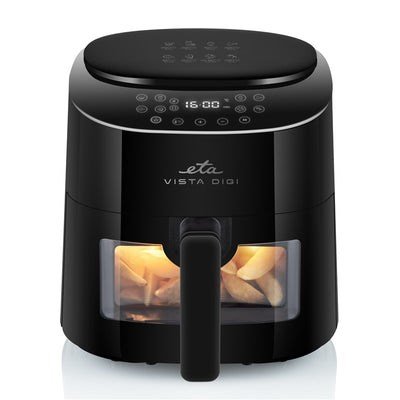 Eta Vista Digi Enkelt 4,3 L Enkeltst�ende 1300 W Varmluftsteger Sort #1