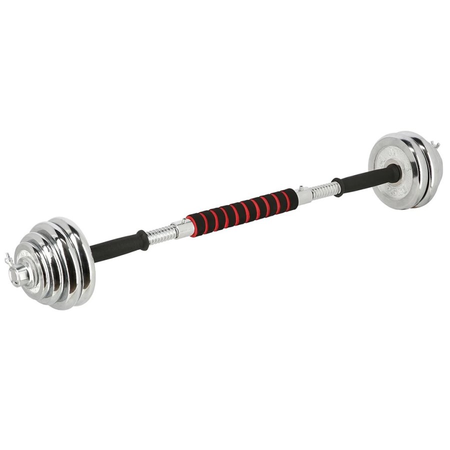 Farvede vgtstnger med vgtstangsfunktion i etui HMS SKC20 2 x 10 kg #21