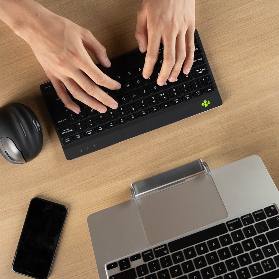 R-Go Tools RGOCOUSWLBL tastatur Universel Bluetooth QWERTY US engelsk Sort #3