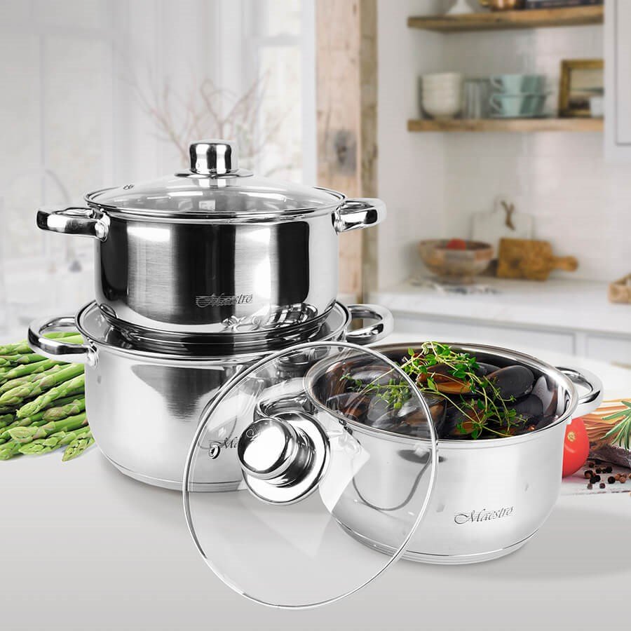 MAESTRO MR-2020-6M 6-delt kogegrejsst, rustfrit stl #19