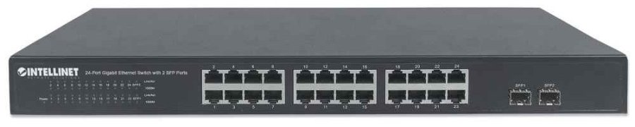 Intellinet 561044 netvrksswitch Ikke administreret L2 Gigabit Ethernet (10/100/1000) 1U Sort #6