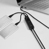 Axagon HUE-S2BP interface hub USB 3.2 Gen 1 (3.1 Gen 1) Type-A 5000 Mbit/s Sort #16