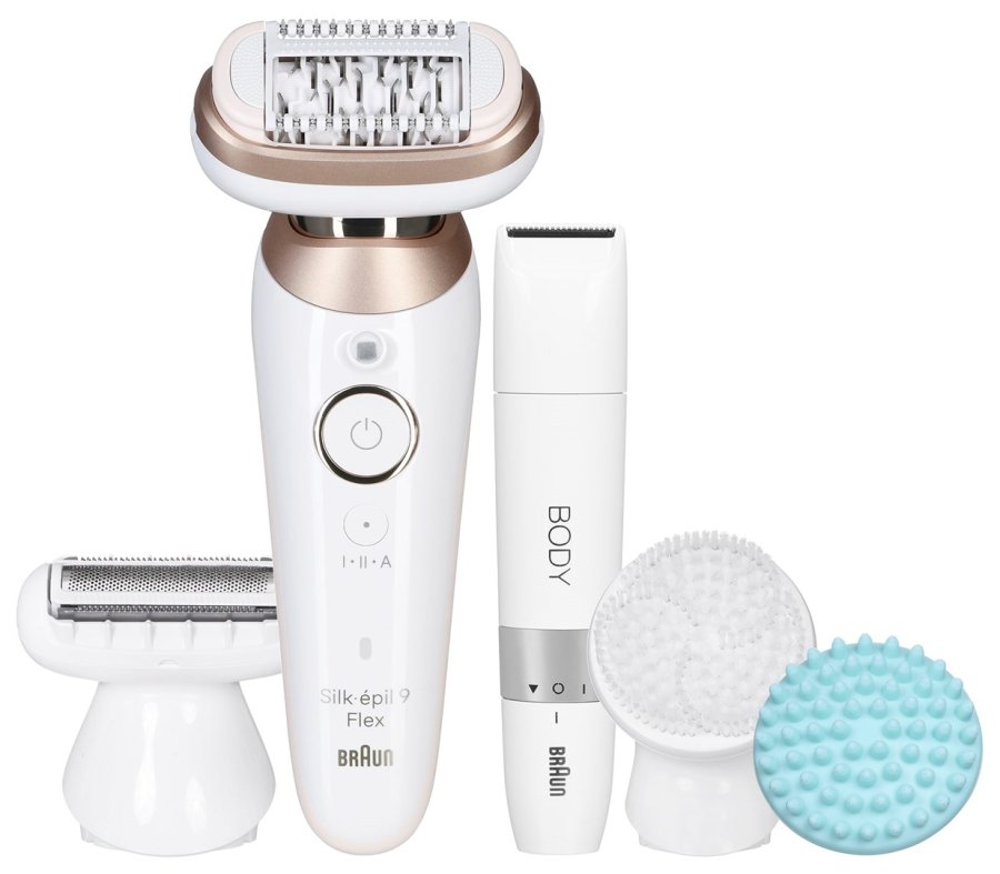 Braun Silk-pil 9 Flex SkinSpa 9-481 3D Guld, Hvid #1