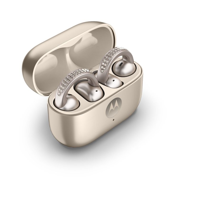 Motorola moto buds loop Headset Trdls re-clip-on Opkald/Musik/Sport/Hverdag Bluetooth Beige #3