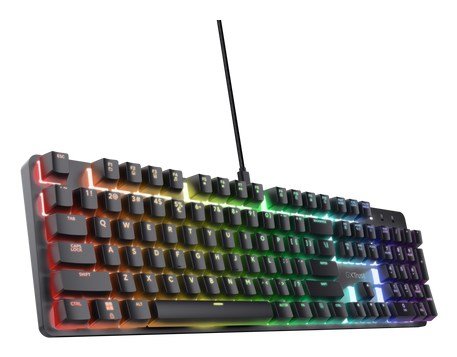 Trust GXT 871 Zora tastatur Spil USB QWERTY US engelsk Sort #3