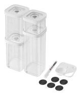 ZWILLING 1025971 Rektangulr Container 2,445 L Transparent, Hvid 6 stk #1