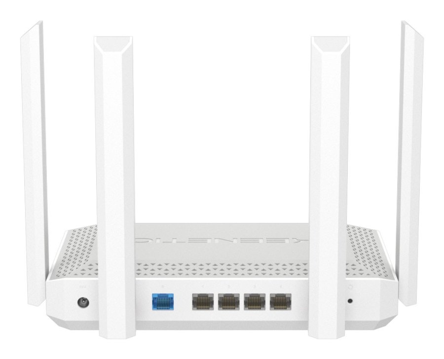 Keenetic Hero 4G+ (KN-2312) tr�dl�s router Gigabit Ethernet Dual-band (2,4 GHz / 5 GHz) Gr�, Hvid #4