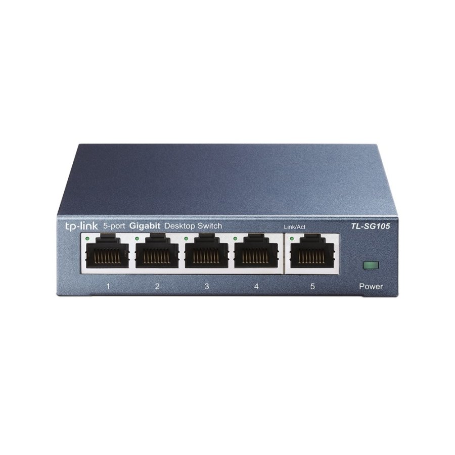 TP-Link TL-SG105 netv�rksswitch Ikke administreret L2 Gigabit Ethernet (10/100/1000) Sort #1