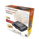 Esperanza PARMIGIANO sandwichtoaster 1000 W Sort #4
