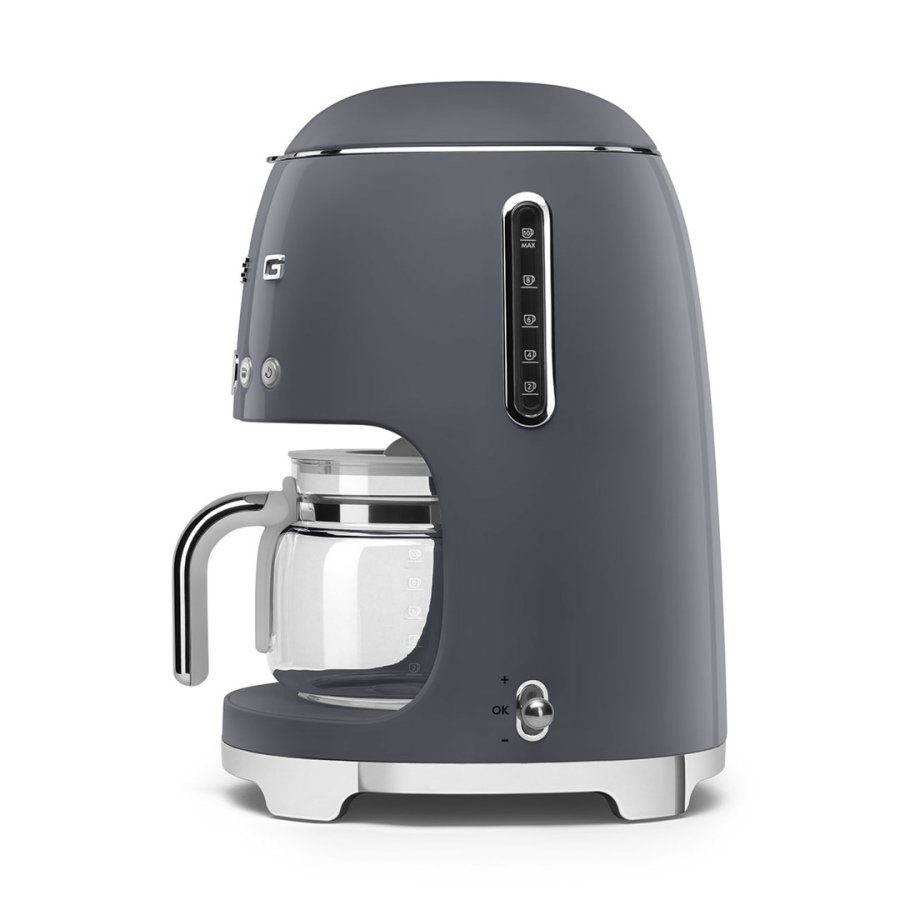 Smeg 50's Style Drypfilter kaffemaskine DCF02GREU Slate Grey #3