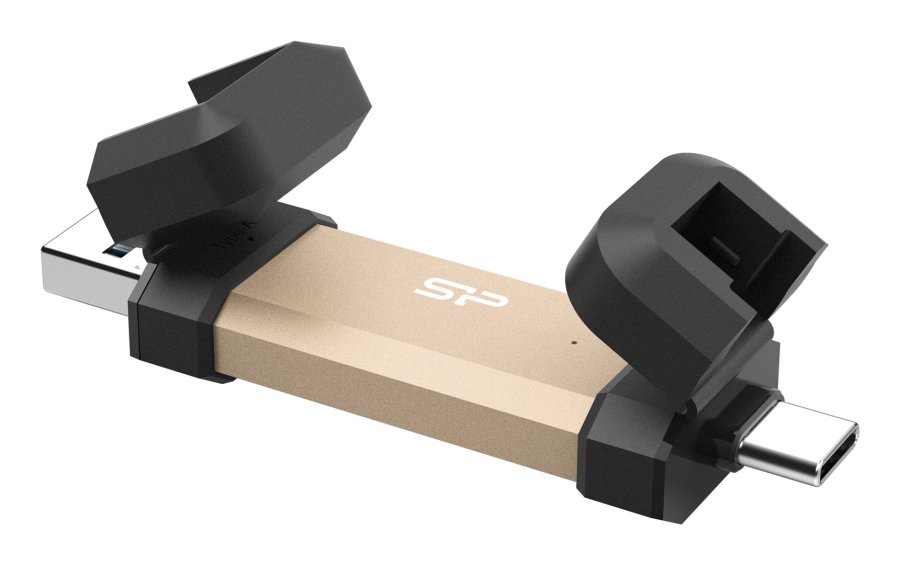 Silicon Power DS72 USB-ngle 1 TB USB Type-A / USB Type-C 3.2 Gen 2 (3.1 Gen 2) Guld #2
