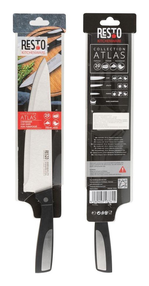 Resto Kitchenware 95320 kkkenkniv Rustfrit stl 1 stk Kokkekniv #6