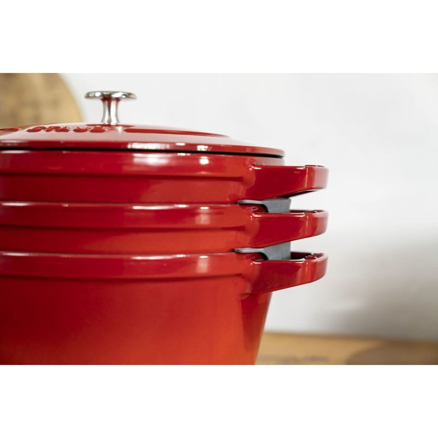 Staub La Cocotte Rund Stbejern Gryde bradepande #12