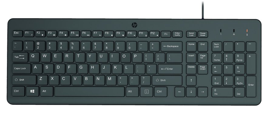 HP 150 tastatur med ledning #1