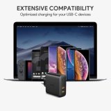 AUKEY PA-D5 GaN oplader til mobil enhed Sort 2xUSB C Power Delivery 3.0 63W 6A Dynamic Detect #5