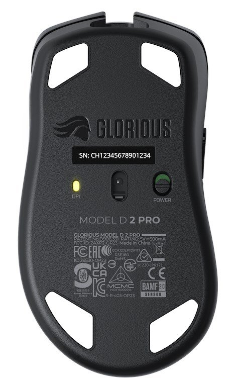 Glorious PC Gaming Race D 2 PRO mus Spil Hjre hnd RF trdlst Optisk 26000 dpi #3