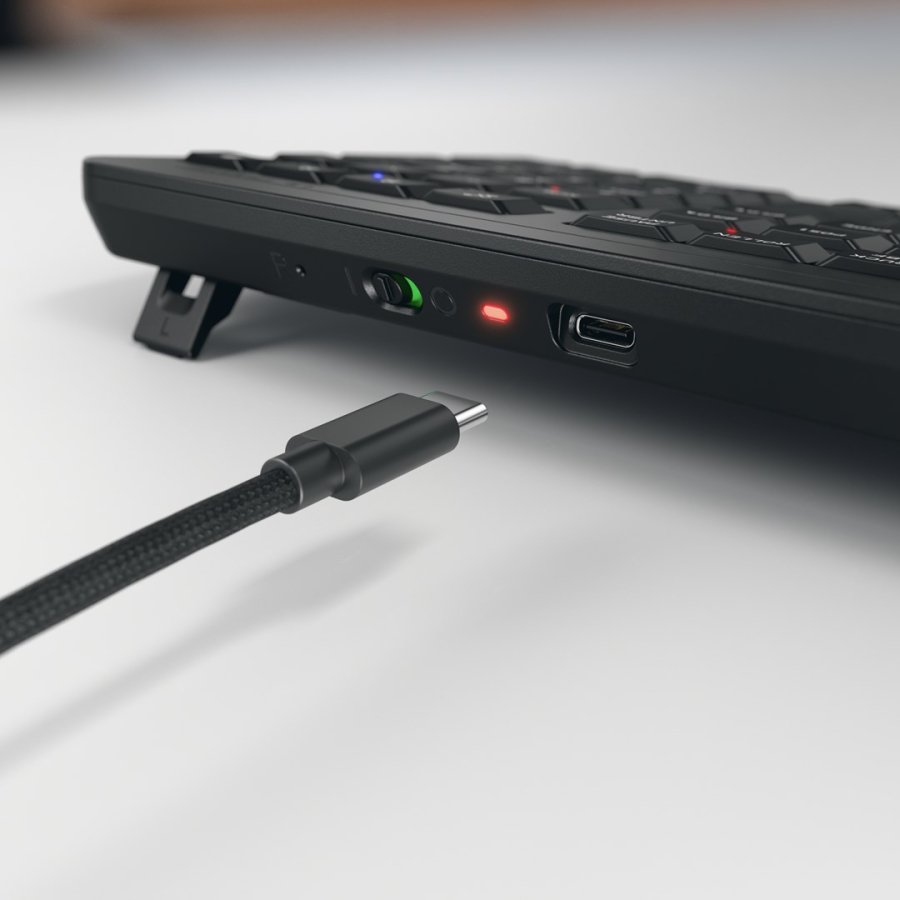 CHERRY Stream keyboard ultimate tastatur Hjemme/kontor USB + RF Wireless + Bluetooth QWERTZ Tysk Sort #8