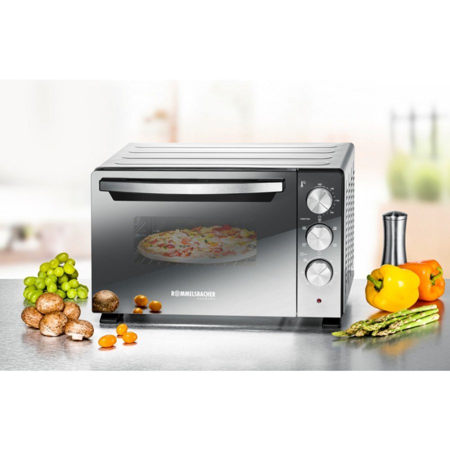 Rommelsbacher BGS 1400 toaster ovn 22 L Sort, Slv Grill #3