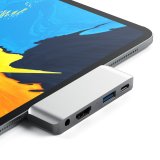 Satechi Aluminum USB-C Hub for iPad Pro Silver #5