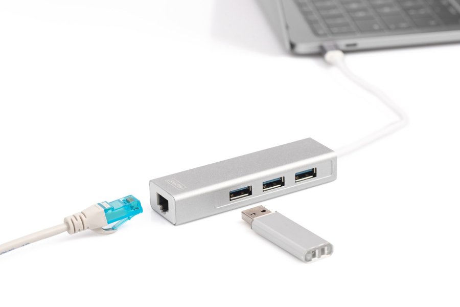 Digitus DA-70255 dockingstation USB 3.2 Gen 1 (3.1 Gen 1) Type-C Gr, Hvid #5