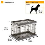 FERPLAST Superior 75 - Hundebur - 77 x 51 x 55 cm #2