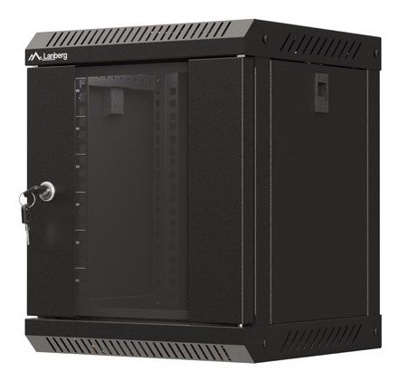 Lanberg WF11-3306-10B stativ 6U Vgmonteret stativ Sort #3