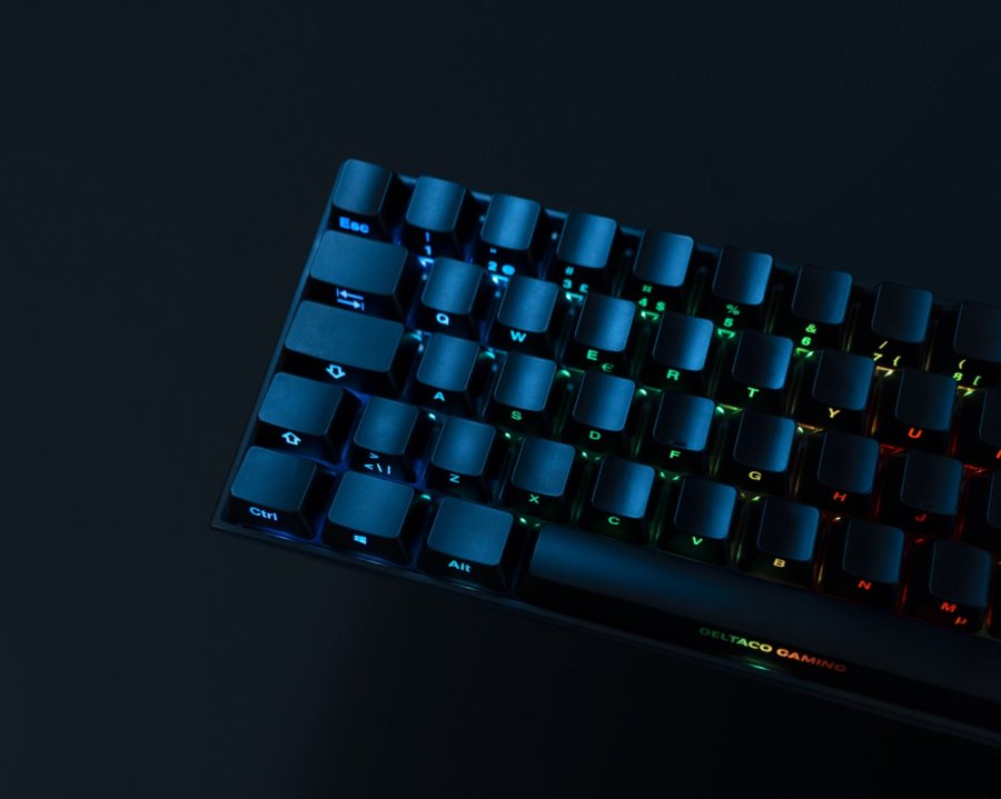 Deltaco Gaming GAM-100-DE tastatur Spil USB + RF Wireless + Bluetooth QWERTZ Tysk Sort #8