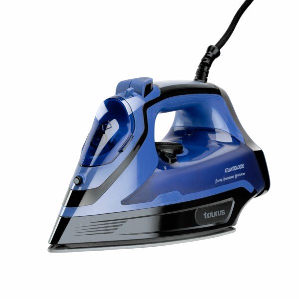 Taurus Quios 3000 T�r & dampstrygejern Keramisk stryges�l 3000 W Sort, Bl� #4